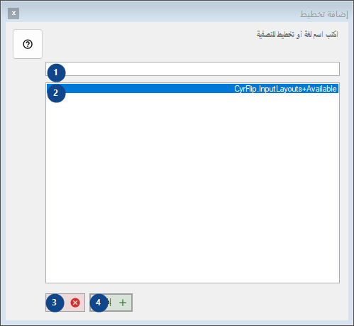 إضافة تخطيط