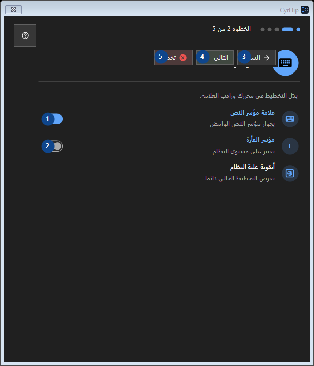 المؤشرات