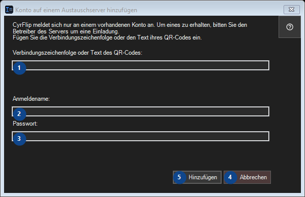 Konto auf einem Austauschserver hinzufügen