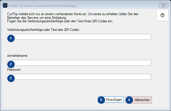 Konto auf einem Austauschserver hinzufügen
