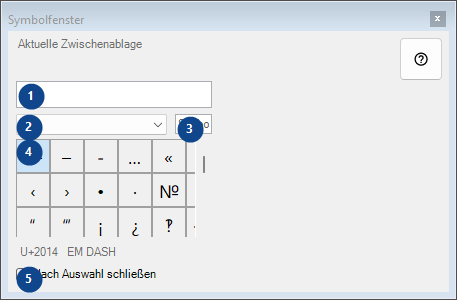 Symbolfenster