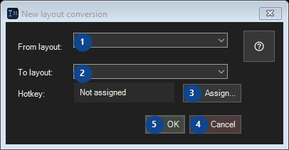 New layout conversion