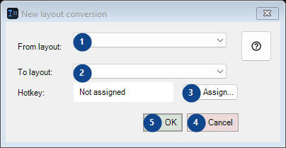 New layout conversion