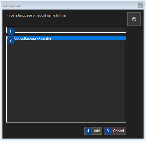 Add layout