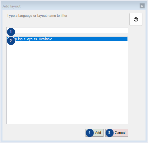 Add layout