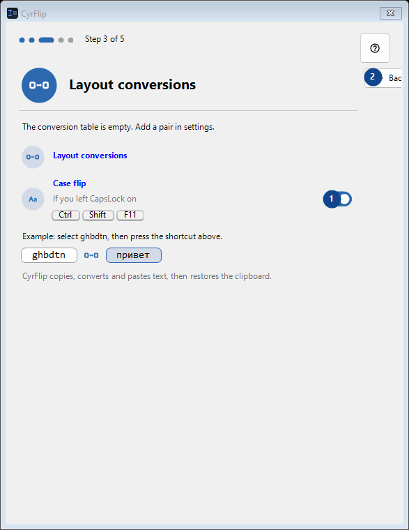 Layout conversions