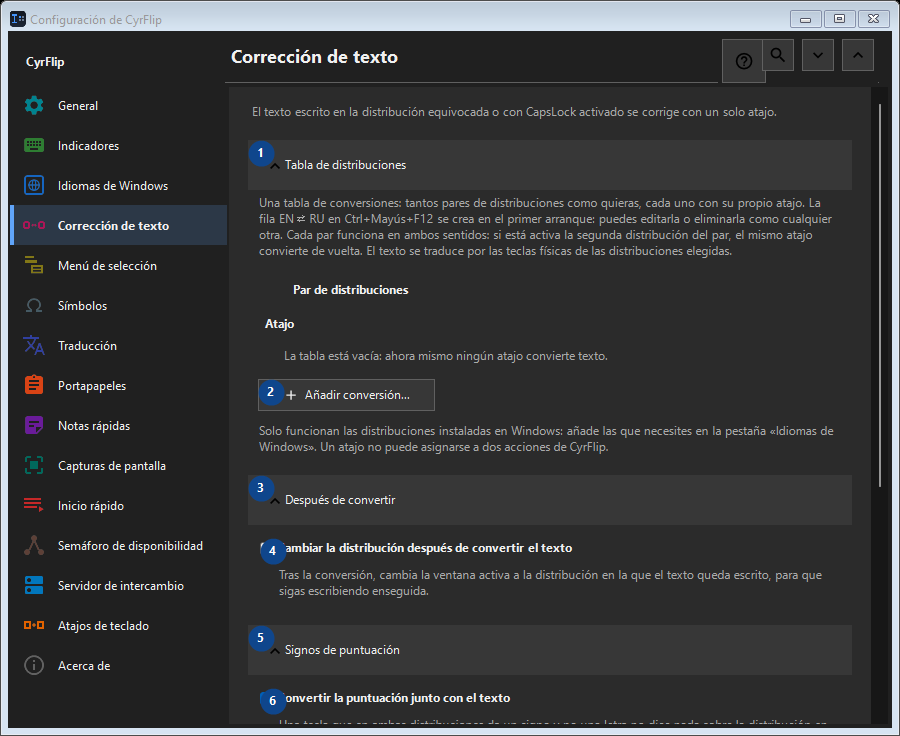 Corrección de texto