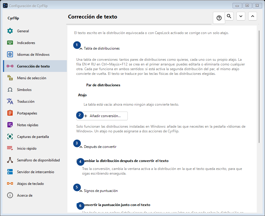 Corrección de texto