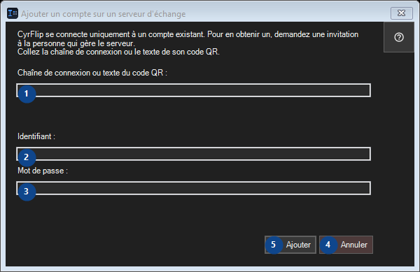 Ajouter un compte sur un serveur d'échange