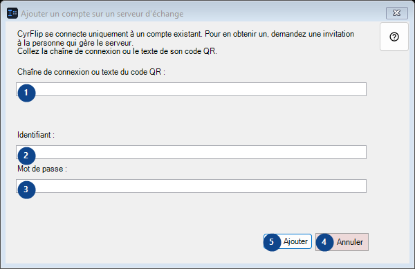 Ajouter un compte sur un serveur d'échange