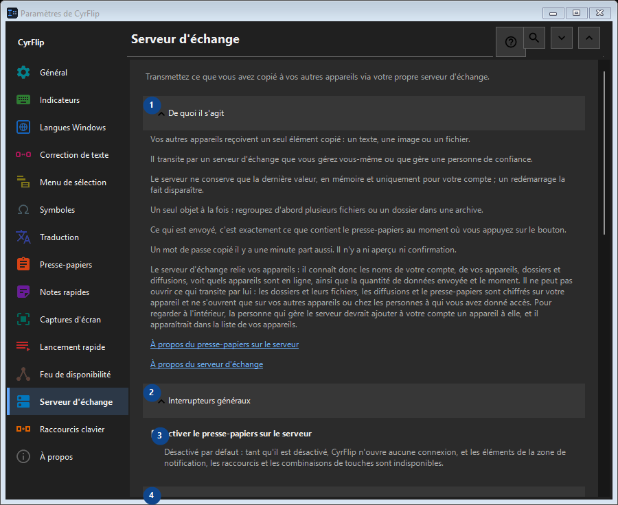 Serveur d'échange