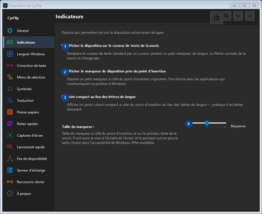 Indicateurs