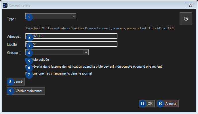 Nouvelle cible