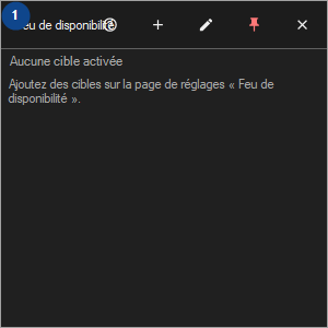 Feu de disponibilité